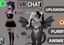 design upload 3d character model vrchat avatar vtuber furry